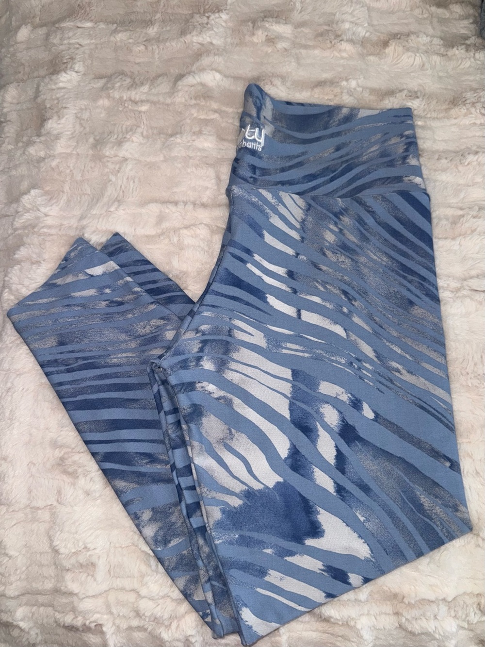 Booty by Brabants Curve Zebra Azul Leggings